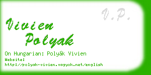 vivien polyak business card
